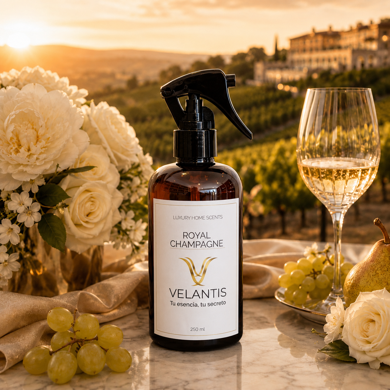 Ambiental Royal champagne Velantis aromatizante de lujo