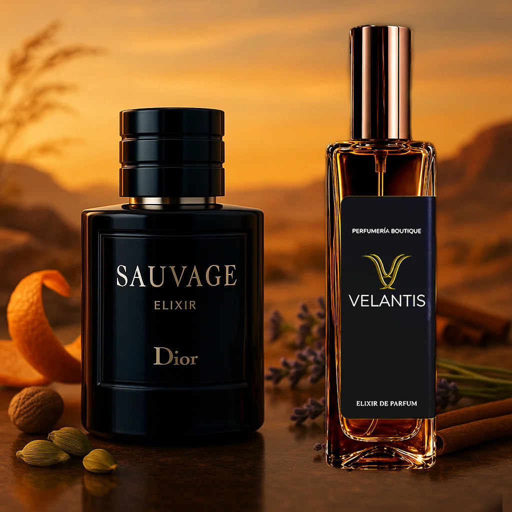 Velantis – Inspirado en SAUVAGE ELIXIR Dior