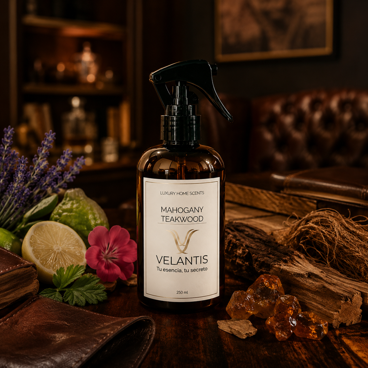 Ambiental Mahogany Teakwood Velantis aromatizante de lujo