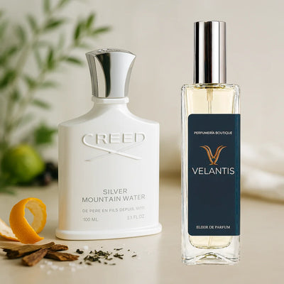 Inspirado en SILVER MOUNTAIN WATER Creed