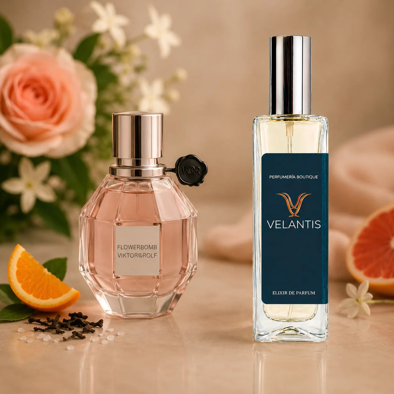 Inspirado en FLOWER BOMB Viktor & Rolf