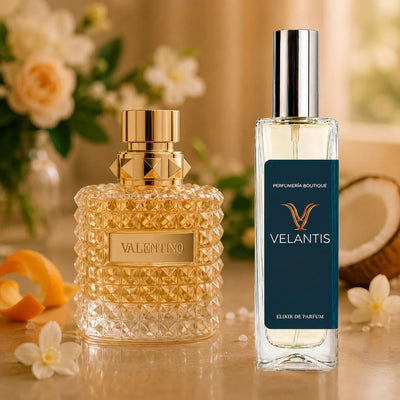 Velantis – Inspirado en DONNA BORN IN ROMA THE GOLD  Valentino