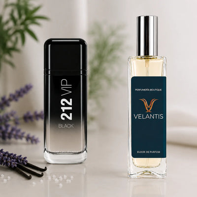 Velantis – Inspirado en 212 VIP BLACK Carolina Herrera