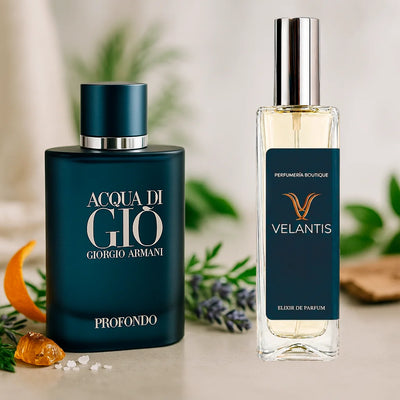 Velantis – Inspirado en ACQUA DE GIO PROFONDO Giorgio Armani