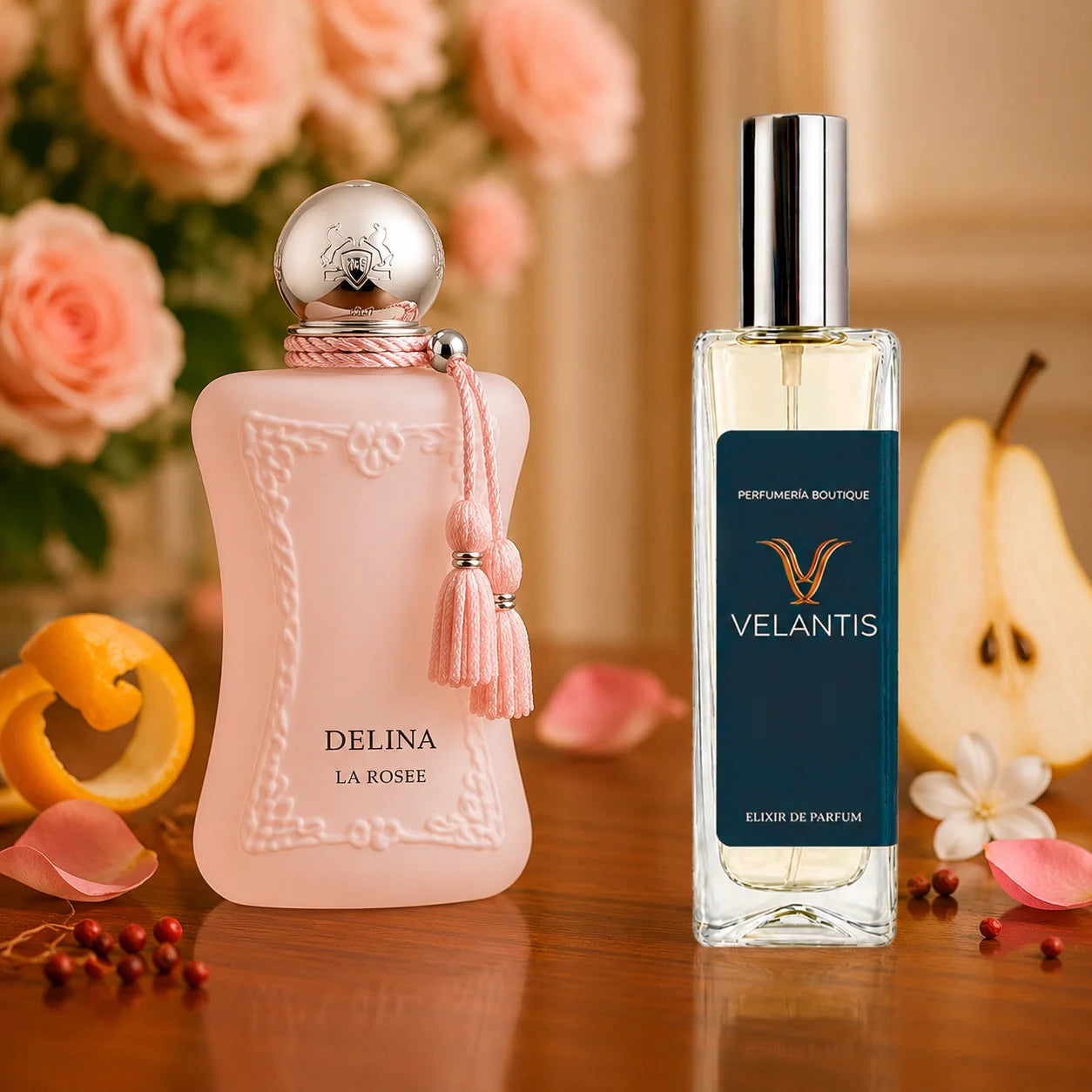 Inspirado en DELINA LA ROSÉE Parfums de Marly