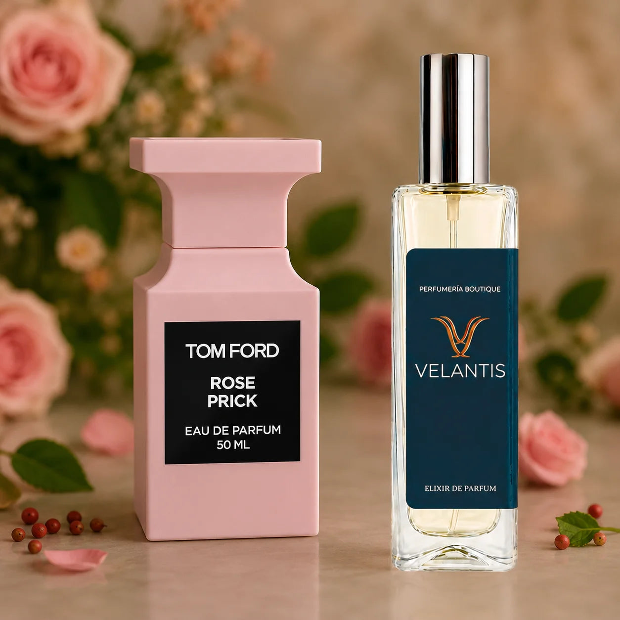 Inspirado en ROSE PRICK Tom Ford