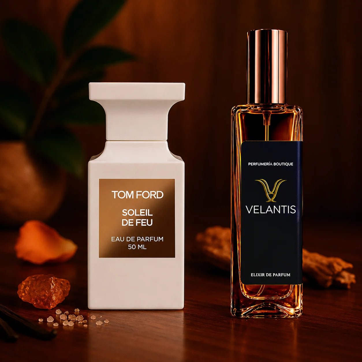 Inspirado en SOLEIL DE FEU Tom Ford