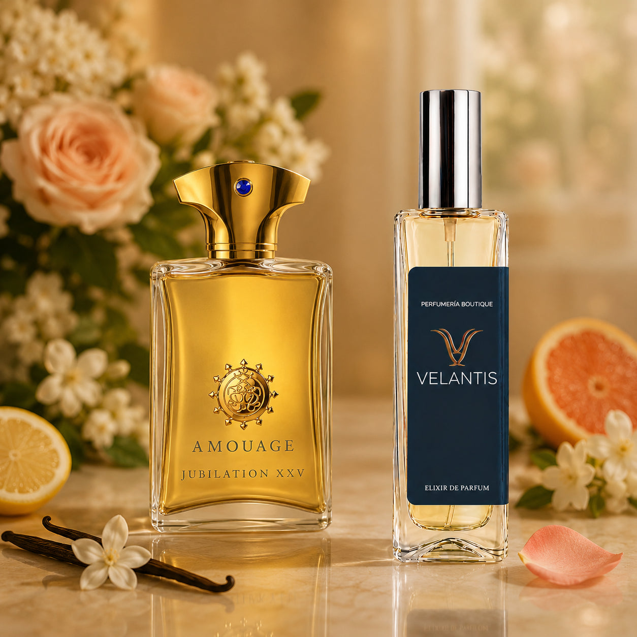 Inspirado en JUBILATION XXV Amouage